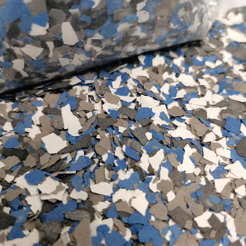 Alkrogiha Epoxy Flakes for Flooring, 1LB Decorative Color Chips for Concrete, Epoxy Resin and Countertops, Durable - Image 1